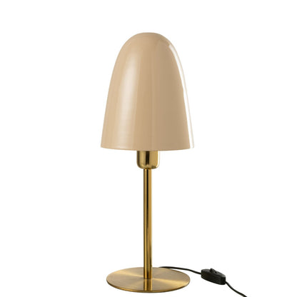 J-Line tafellamp Beige/Goud