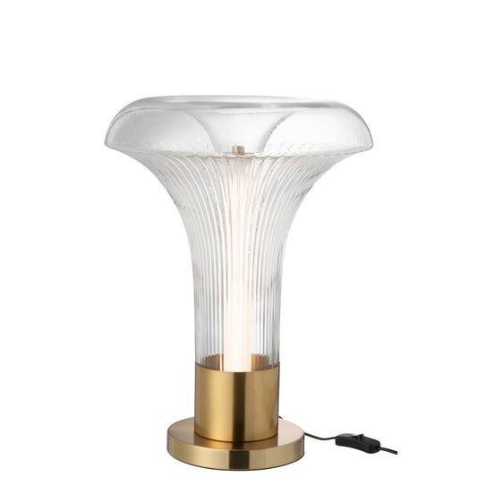 J-Line tafellamp Led Goud Glas