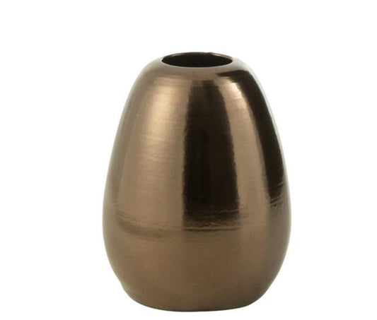 J-Line Vase Porselein Goud S