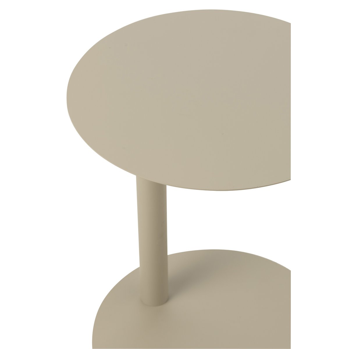 J-Line bijzettafel Rond Beige