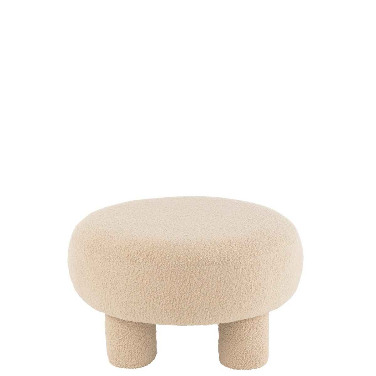 J-Line Kruk Rond Warm Beige