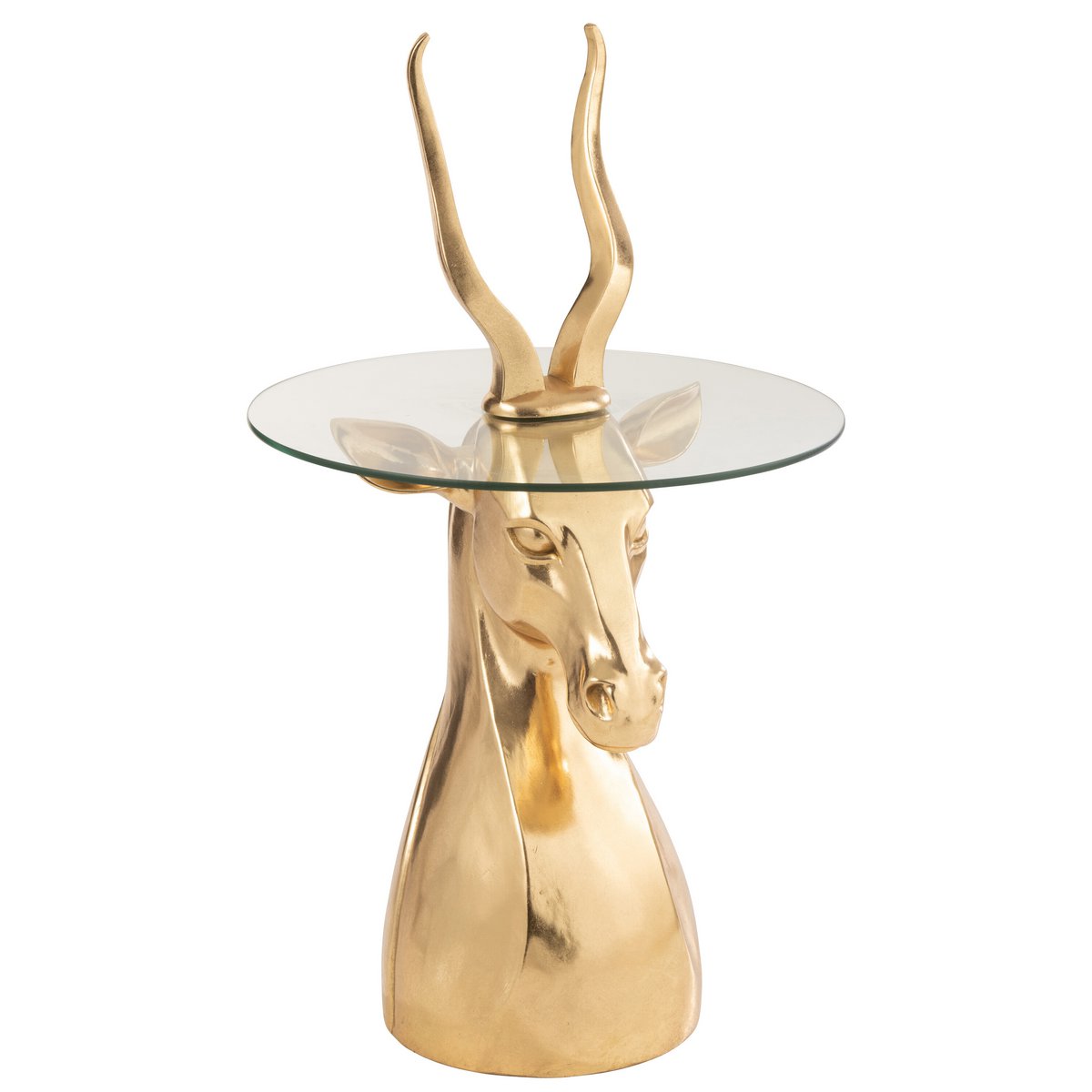 J-Line bijzettafel Antilope Resin Goud