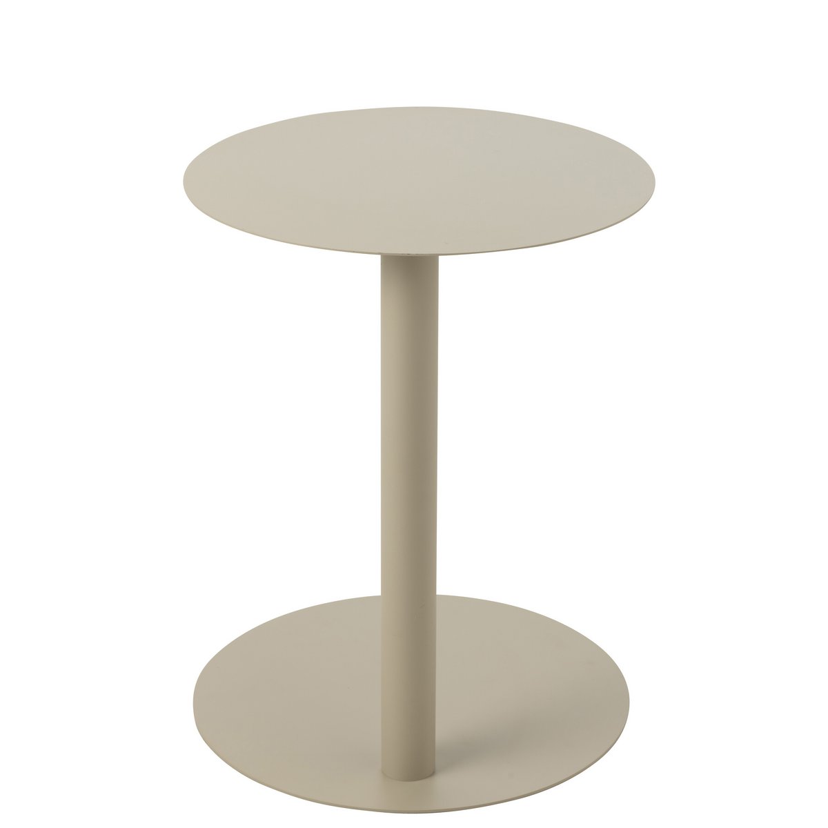 J-Line bijzettafel Rond Beige